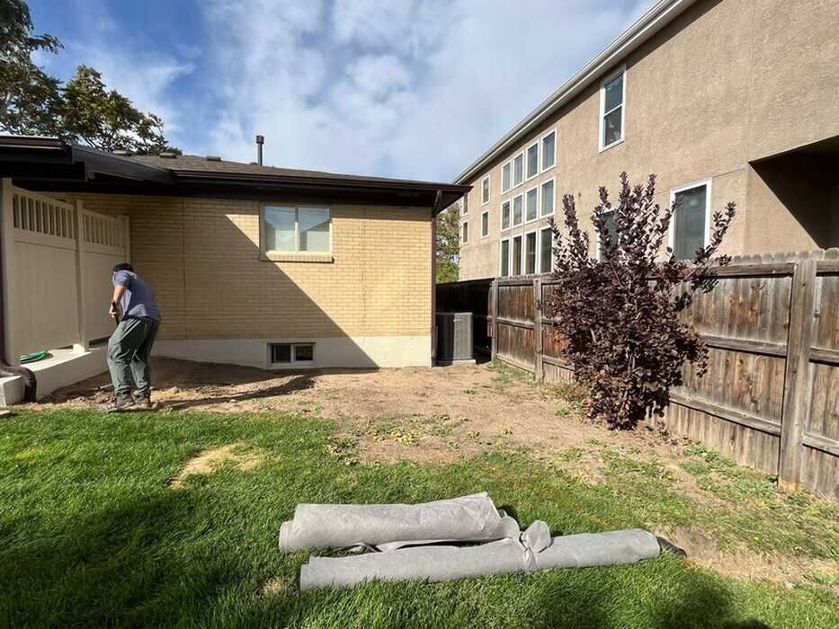 Sod prep and grading